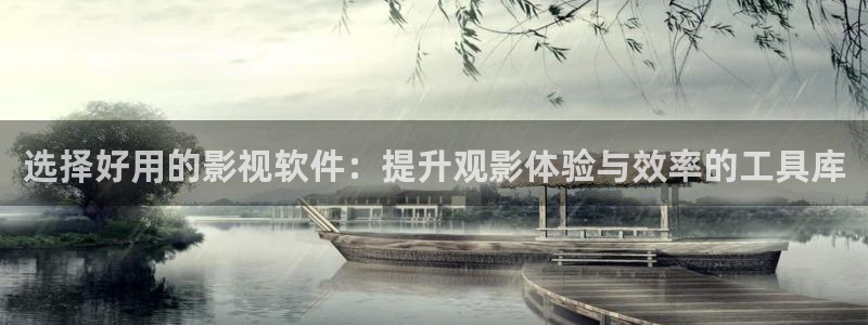 神秘博士高清免费观看：选择好用的影视软件：提升观影体验与效率的工具库